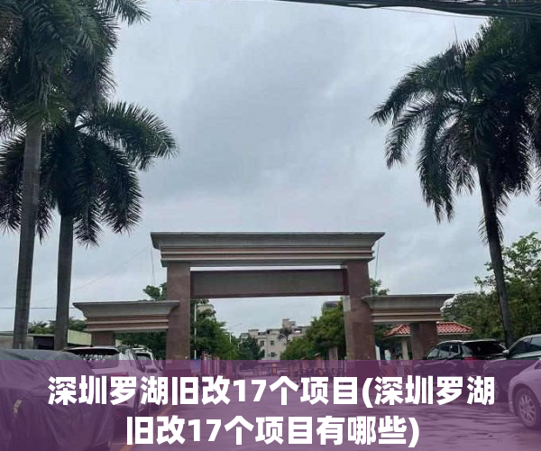 深圳罗湖旧改17个项目(深圳罗湖旧改17个项目有哪些)