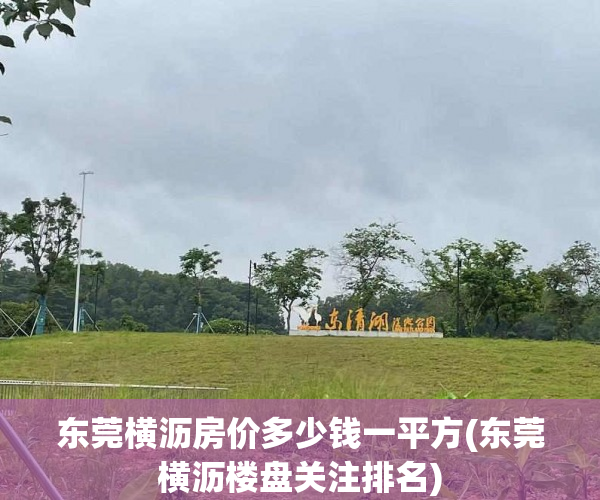 东莞横沥房价多少钱一平方(东莞横沥楼盘关注排名) 东莞横沥房价多少钱一平方(东莞横沥楼盘关注排名)