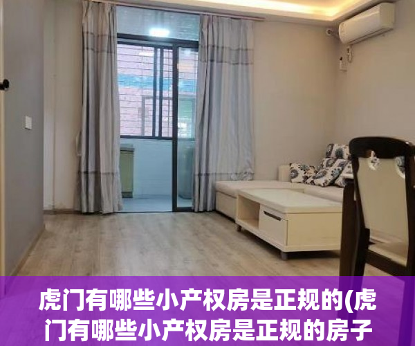 虎门有哪些小产权房是正规的(虎门有哪些小产权房是正规的房子)