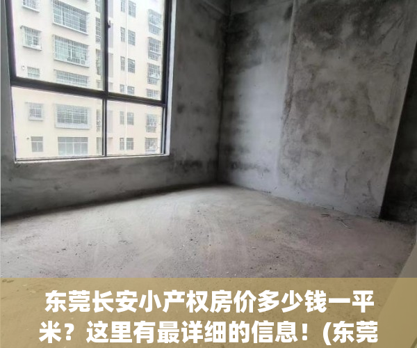 东莞长安小产权房价多少钱一平米？这里有最详细的信息！(东莞长安小产权房新楼盘)