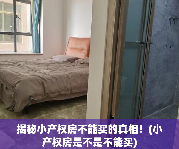 揭秘小产权房不能买的真相！(小产权房是不是不能买)