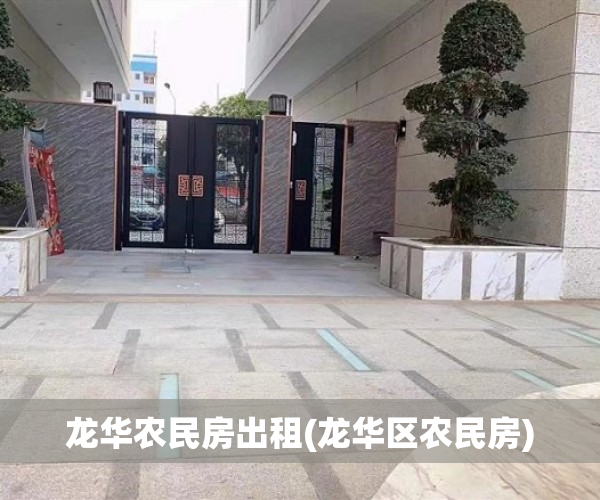 龙华农民房出租(龙华区农民房)