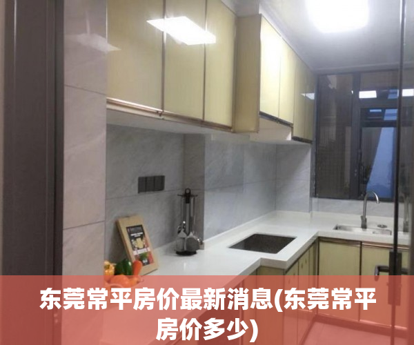 东莞常平房价最新消息(东莞常平房价多少)