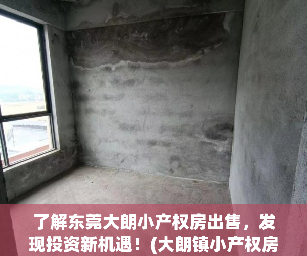 了解东莞大朗小产权房出售，发现投资新机遇！(大朗镇小产权房新开盘)