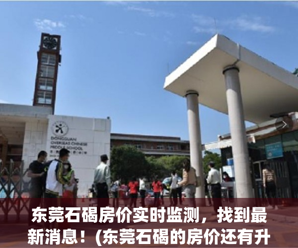 东莞石碣房价实时监测，找到最新消息！(东莞石碣的房价还有升值吗)