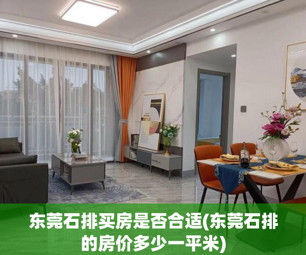 东莞石排买房是否合适(东莞石排的房价多少一平米) 东莞石排买房是否合适(东莞石排的房价多少一平米)
