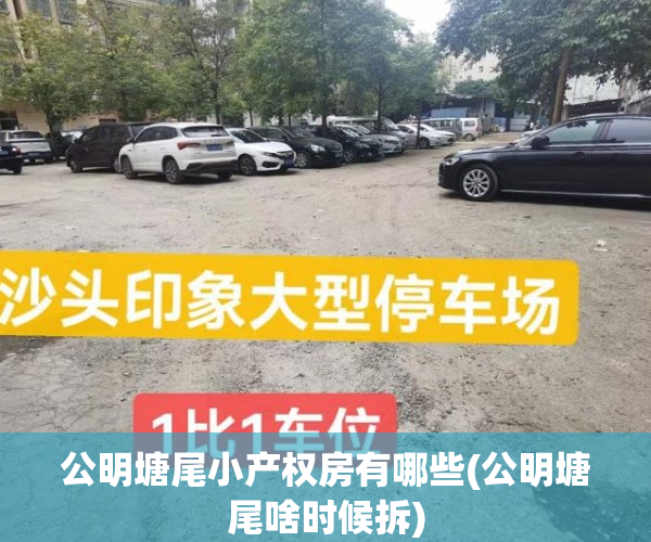 公明塘尾小产权房有哪些(公明塘尾啥时候拆)