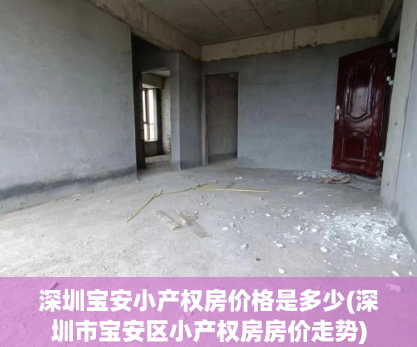 深圳宝安小产权房价格是多少(深圳市宝安区小产权房房价走势)