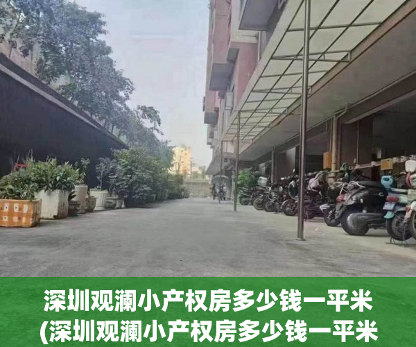 深圳观澜小产权房多少钱一平米(深圳观澜小产权房多少钱一平米价格)