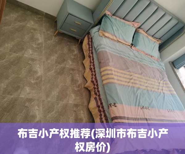 布吉小产权推荐(深圳市布吉小产权房价)