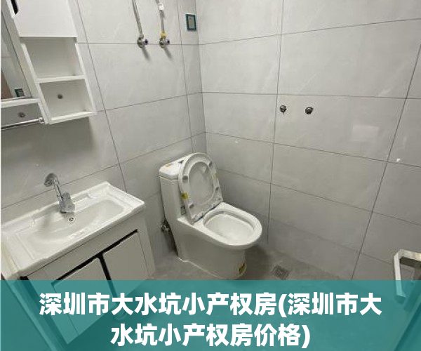 深圳市大水坑小产权房(深圳市大水坑小产权房价格)