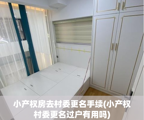 小产权房去村委更名手续(小产权村委更名过户有用吗)