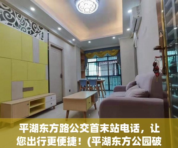 平湖东方路公交首末站电话，让您出行更便捷！(平湖东方公园破土动工)
