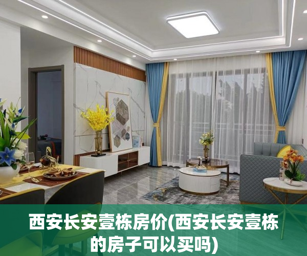 西安长安壹栋房价(西安长安壹栋的房子可以买吗) 西安长安壹栋房价(西安长安壹栋的房子可以买吗)