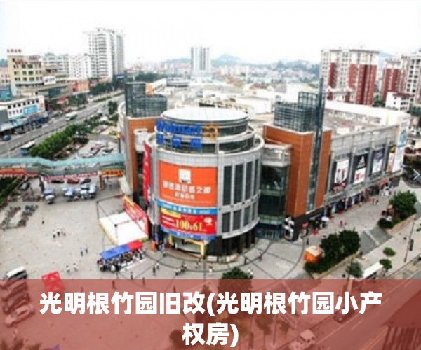 光明根竹园旧改(光明根竹园小产权房)