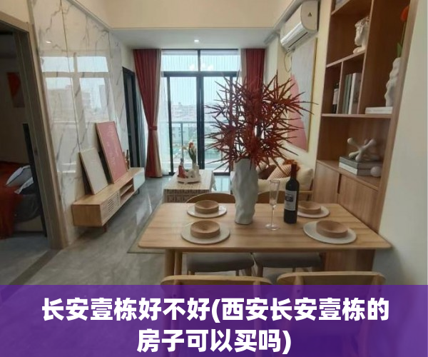 长安壹栋好不好(西安长安壹栋的房子可以买吗) 长安壹栋好不好(西安长安壹栋的房子可以买吗)