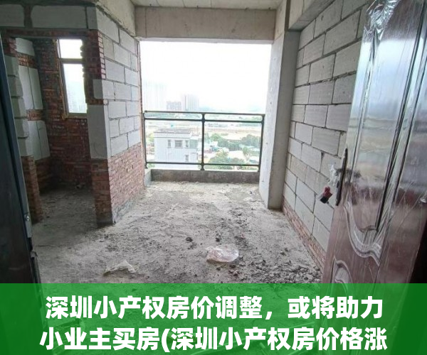 深圳小产权房价调整，或将助力小业主买房(深圳小产权房价格涨幅)