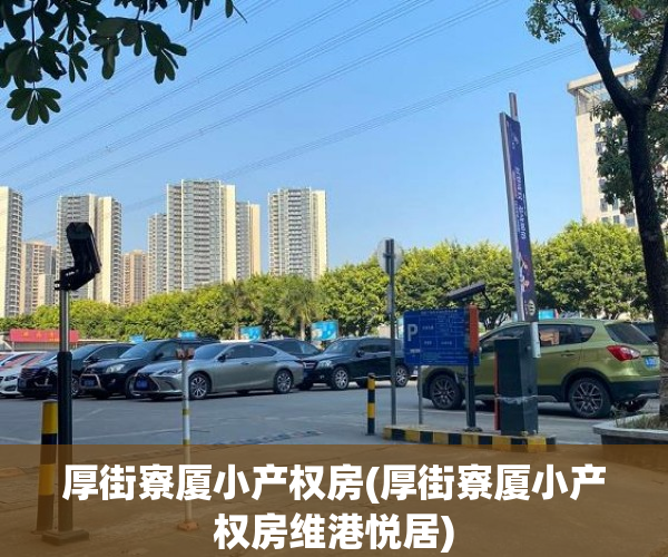 厚街寮厦小产权房(厚街寮厦小产权房维港悦居) 厚街寮厦小产权房(厚街寮厦小产权房维港悦居)