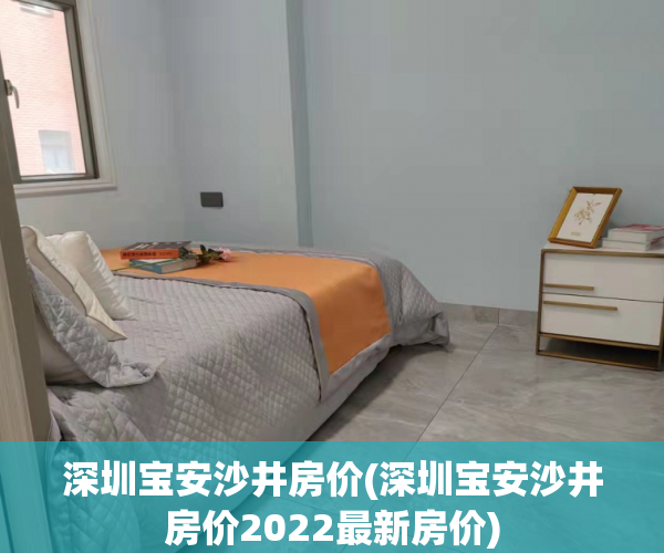 深圳宝安沙井房价(深圳宝安沙井房价2022最新房价)