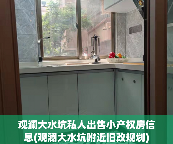 观澜大水坑私人出售小产权房信息(观澜大水坑附近旧改规划)