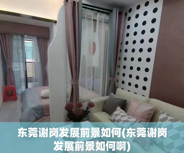 东莞谢岗发展前景如何(东莞谢岗发展前景如何啊) 东莞谢岗发展前景如何(东莞谢岗发展前景如何啊)