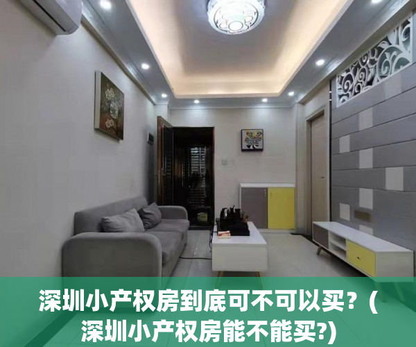 深圳小产权房到底可不可以买？(深圳小产权房能不能买?)