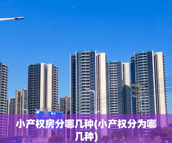 小产权房分哪几种(小产权分为哪几种) 小产权房分哪几种(小产权分为哪几种)