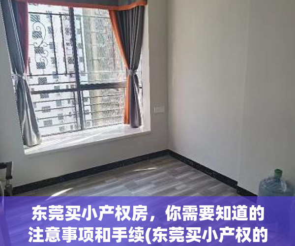 东莞买小产权房，你需要知道的注意事项和手续(东莞买小产权的坑)