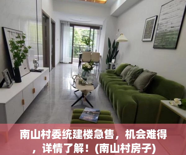 南山村委统建楼急售，机会难得，详情了解！(南山村房子)