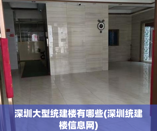 深圳大型统建楼有哪些(深圳统建楼信息网) 深圳大型统建楼有哪些(深圳统建楼信息网)