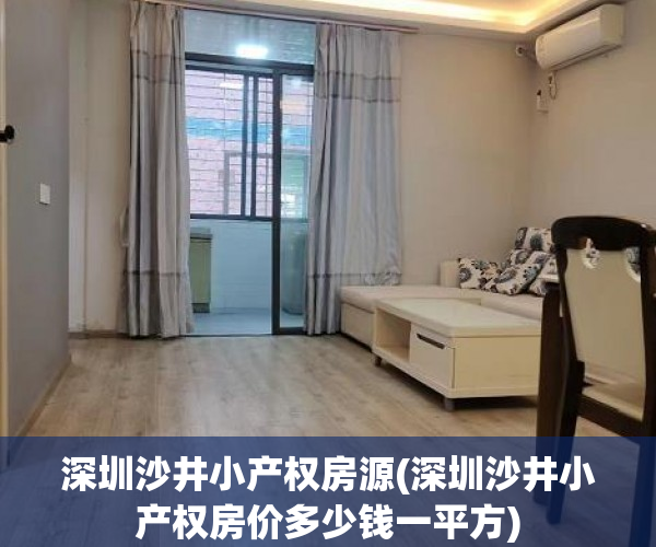 深圳沙井小产权房源(深圳沙井小产权房价多少钱一平方)