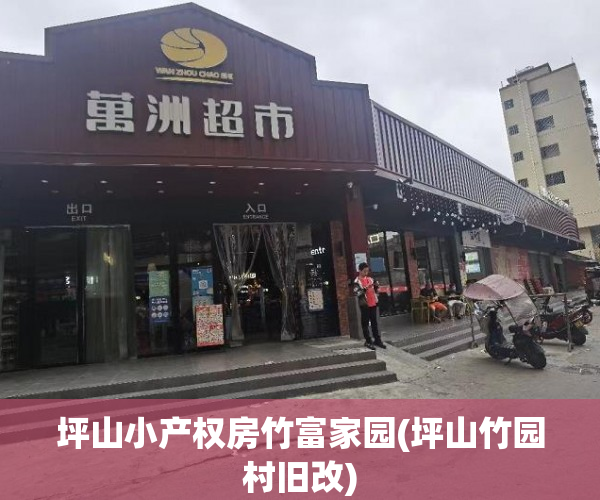坪山小产权房竹富家园(坪山竹园村旧改) 坪山小产权房竹富家园(坪山竹园村旧改)