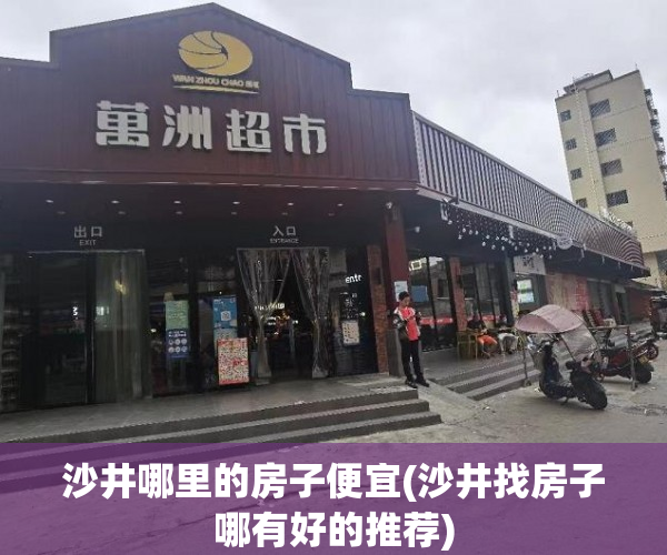 沙井哪里的房子便宜(沙井找房子哪有好的推荐)