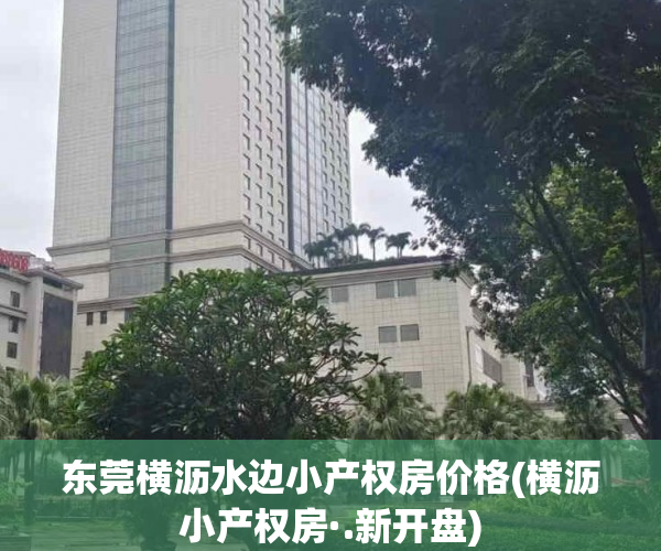 东莞横沥水边小产权房价格(横沥小产权房·.新开盘)