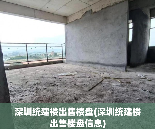 深圳统建楼出售楼盘(深圳统建楼出售楼盘信息)