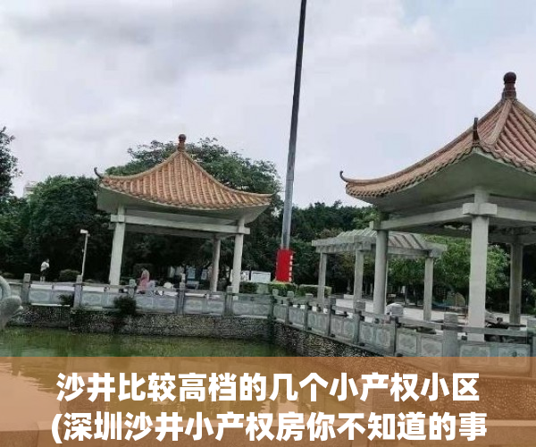 沙井比较高档的几个小产权小区(深圳沙井小产权房你不知道的事?)