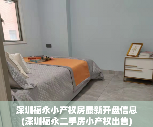 深圳福永小产权房最新开盘信息(深圳福永二手房小产权出售)