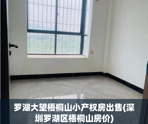 罗湖大望梧桐山小产权房出售(深圳罗湖区梧桐山房价) 罗湖大望梧桐山小产权房出售(深圳罗湖区梧桐山房价)