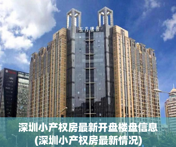 深圳小产权房最新开盘楼盘信息(深圳小产权房最新情况)