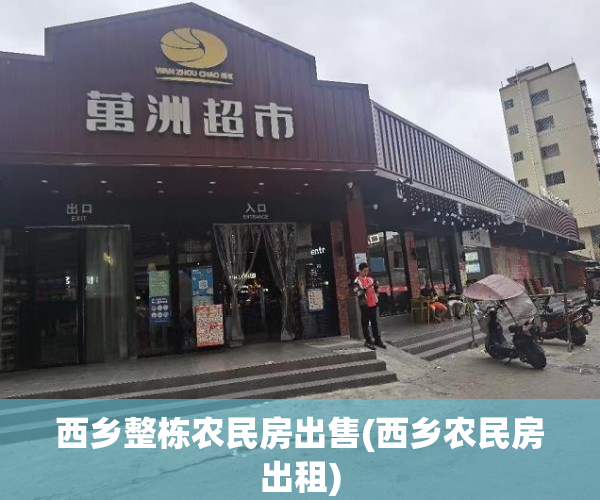 西乡整栋农民房出售(西乡农民房出租)