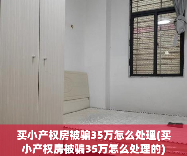 买小产权房被骗35万怎么处理(买小产权房被骗35万怎么处理的)