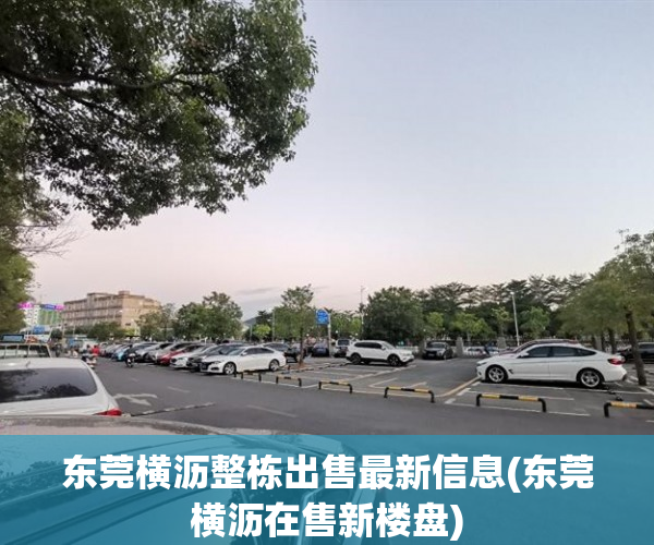 东莞横沥整栋出售最新信息(东莞横沥在售新楼盘) 东莞横沥整栋出售最新信息(东莞横沥在售新楼盘)