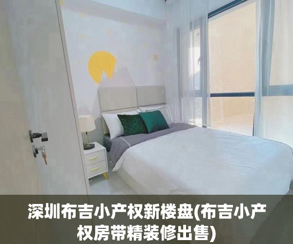 深圳布吉小产权新楼盘(布吉小产权房带精装修出售)