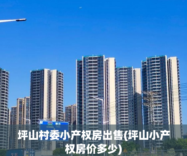 坪山村委小产权房出售(坪山小产权房价多少)