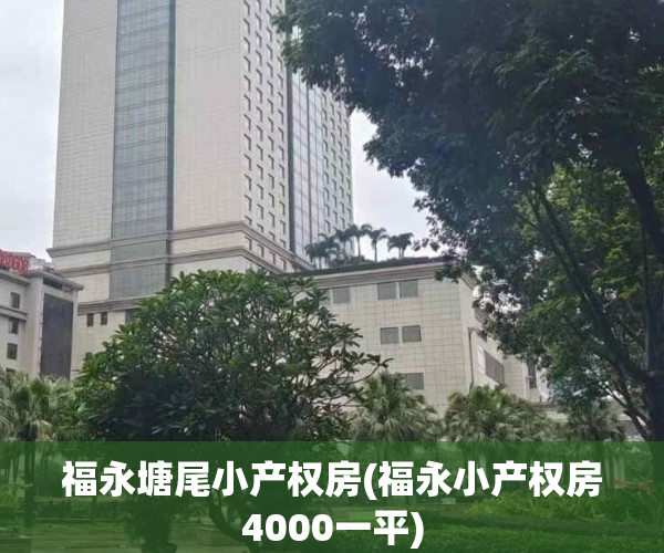 福永塘尾小产权房(福永小产权房4000一平)