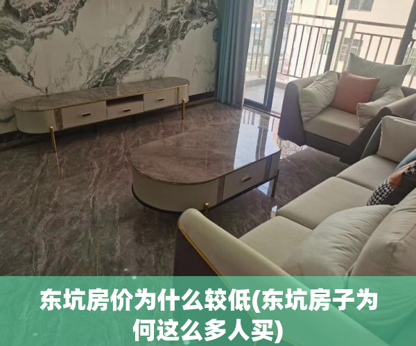 东坑房价为什么较低(东坑房子为何这么多人买)