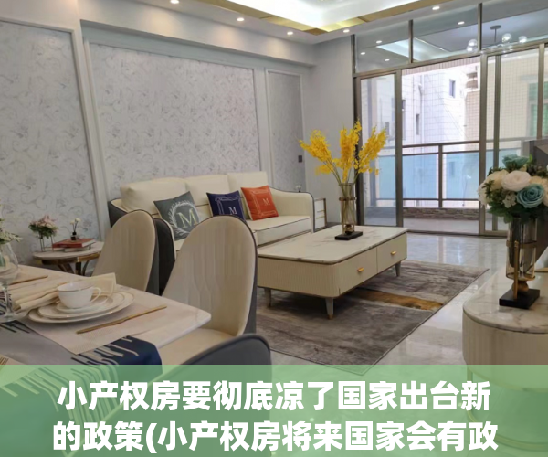 小产权房要彻底凉了国家出台新的政策(小产权房将来国家会有政策变化吗)