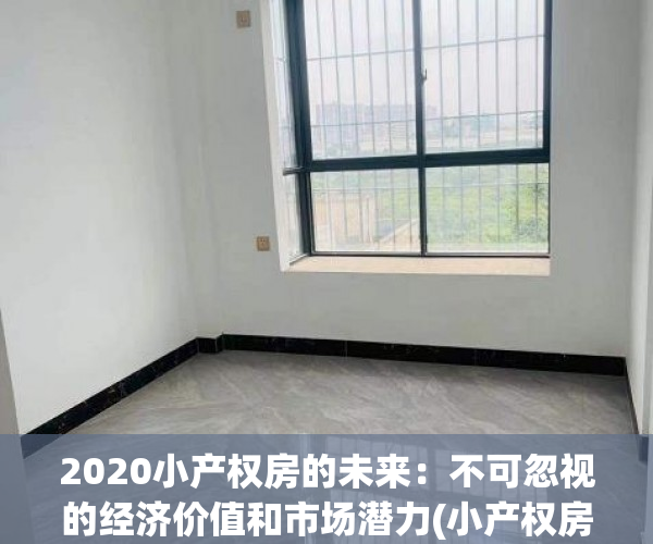 2020小产权房的未来：不可忽视的经济价值和市场潜力(小产权房2021年政策)