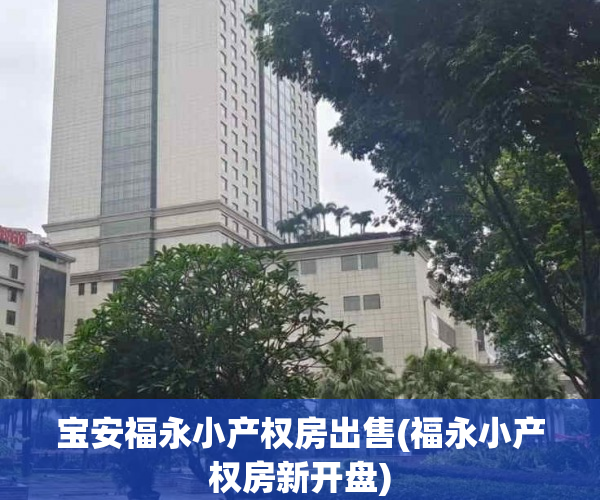 宝安福永小产权房出售(福永小产权房新开盘)