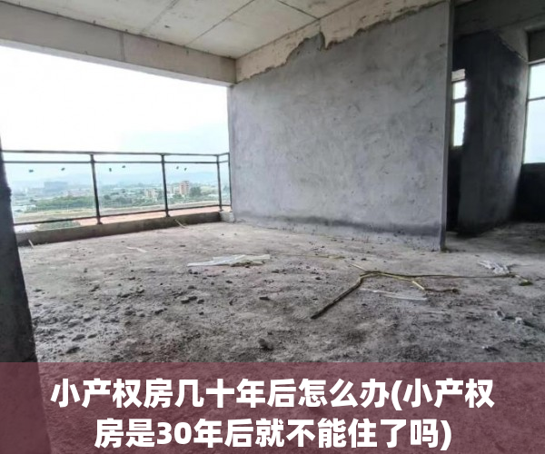 小产权房几十年后怎么办(小产权房是30年后就不能住了吗) 小产权房几十年后怎么办(小产权房是30年后就不能住了吗)